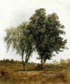 Eine Studie der Bäume Luminism Szenerie John Frederick Kensett
